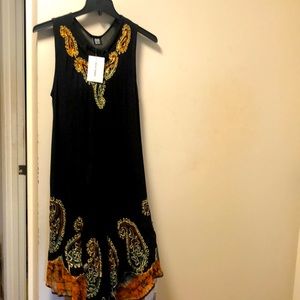 Sever Island Sleeveless Dress One Size Multi-Color